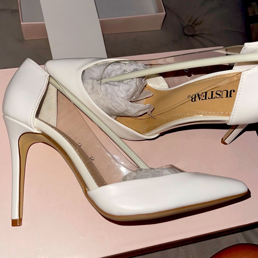 White heels